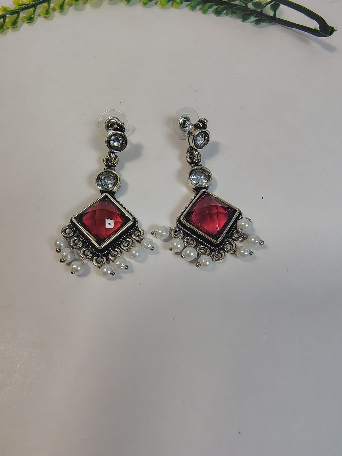 Antique oxidised silver