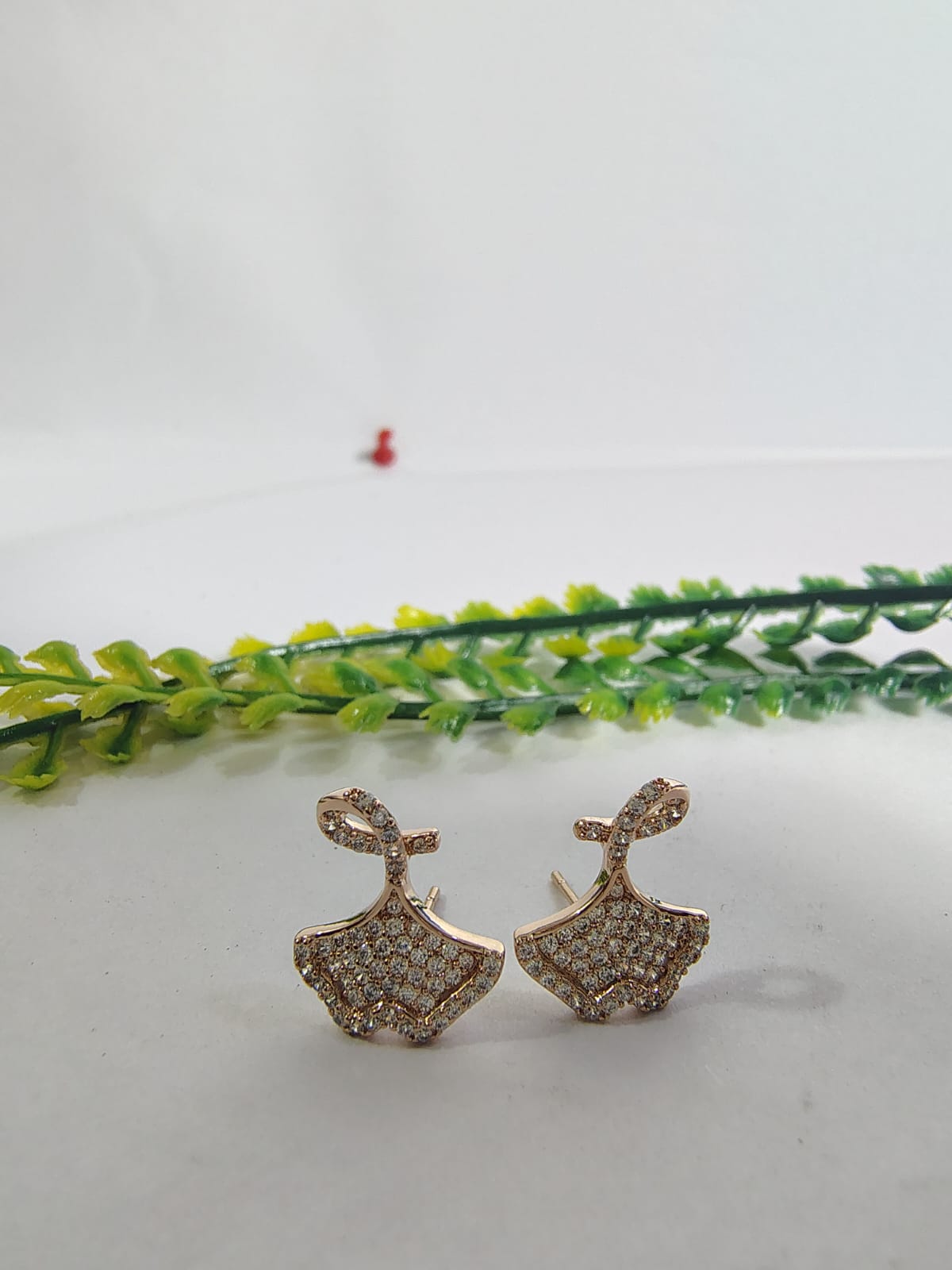 Stylish earrings from Wincham Fashion House with sparkling design, perfect for pairing with women tops korean