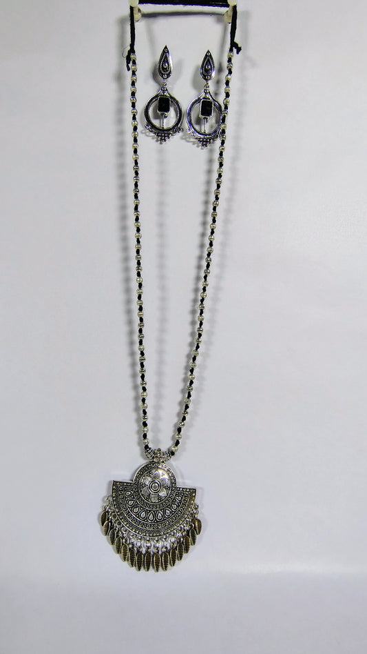 Handicraft Alloy silver Athenic Necklace set