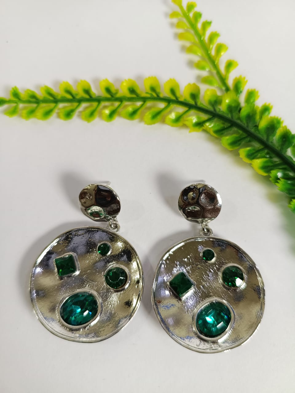 Wincham Fashion House Earrings with Stone Beded Drop