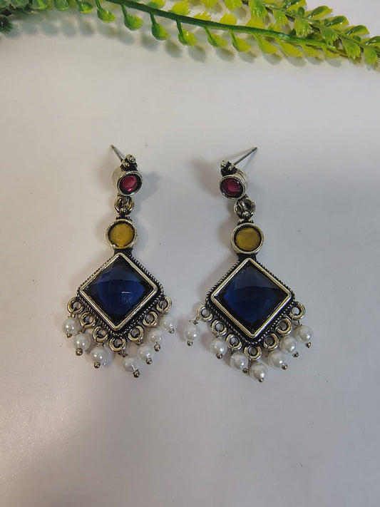 Antique oxidised silver