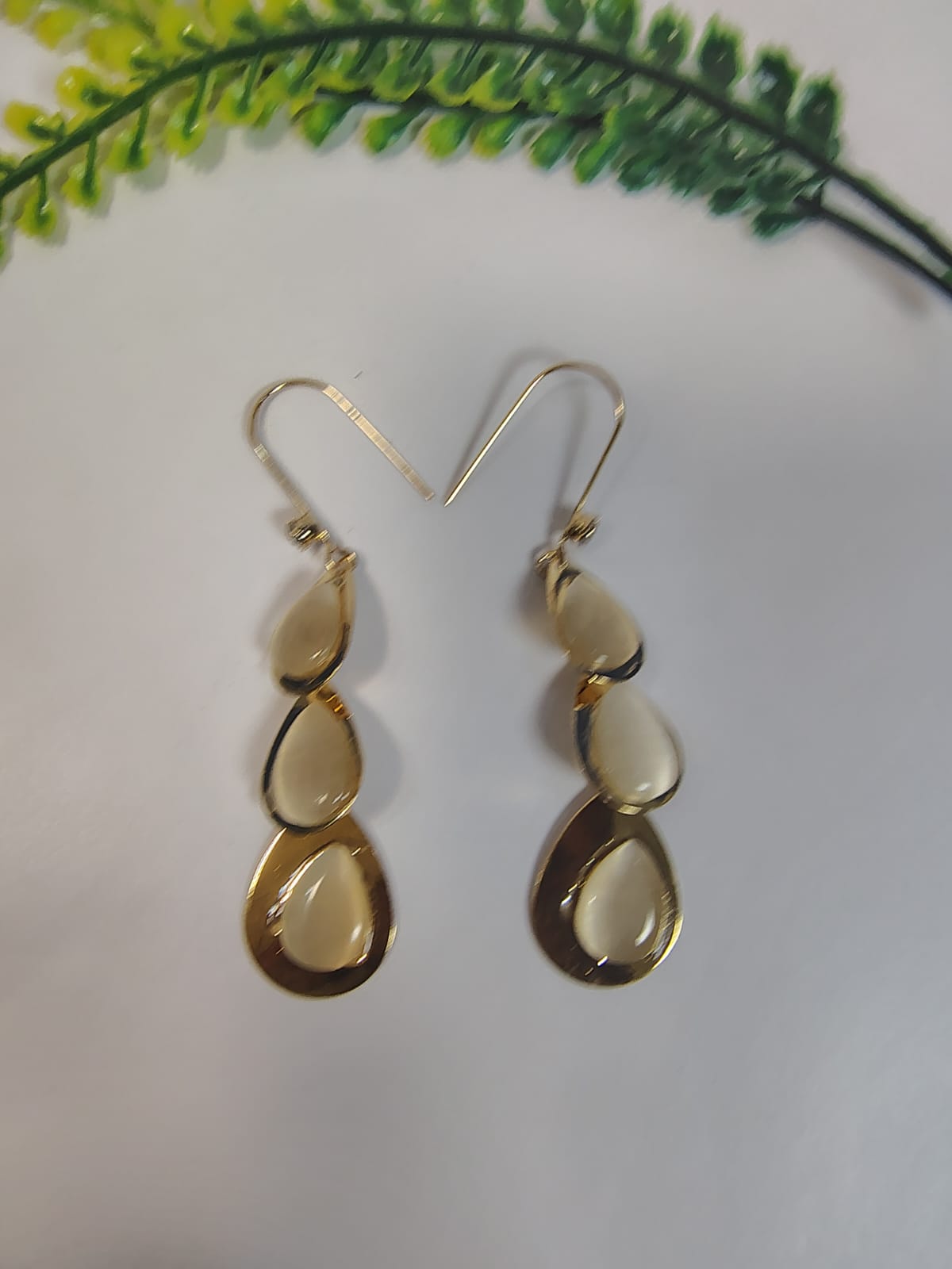 The Selene Triple-Drop Earrings