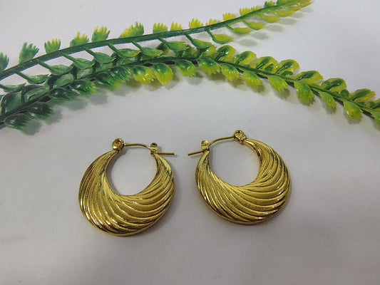 Gold-toned hoops