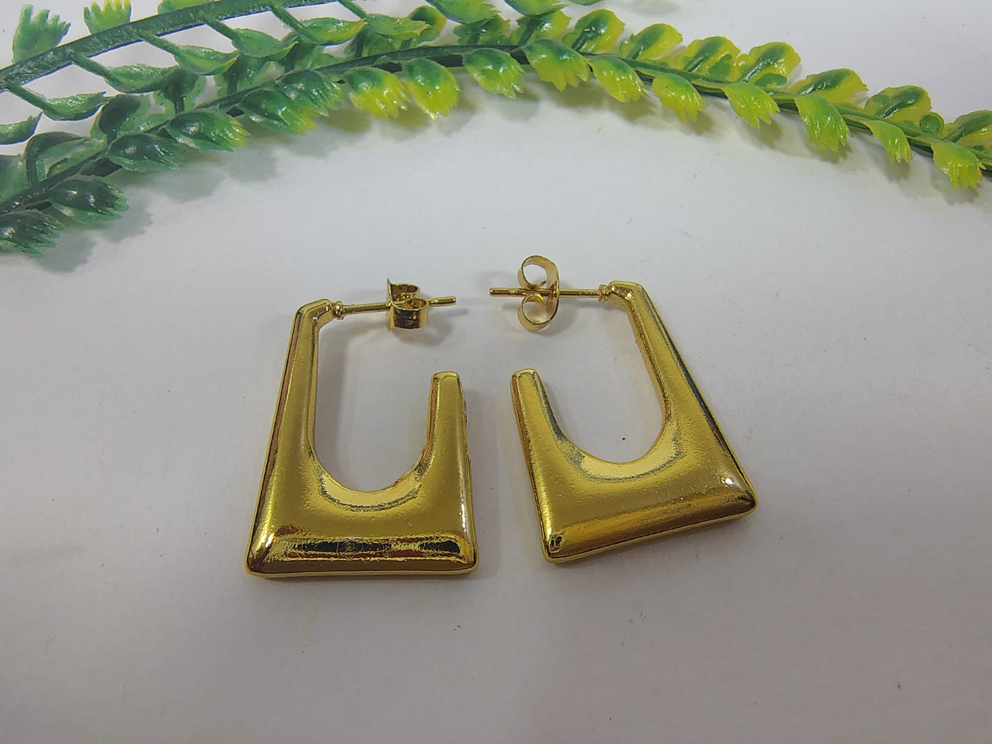 Gold-toned hoops