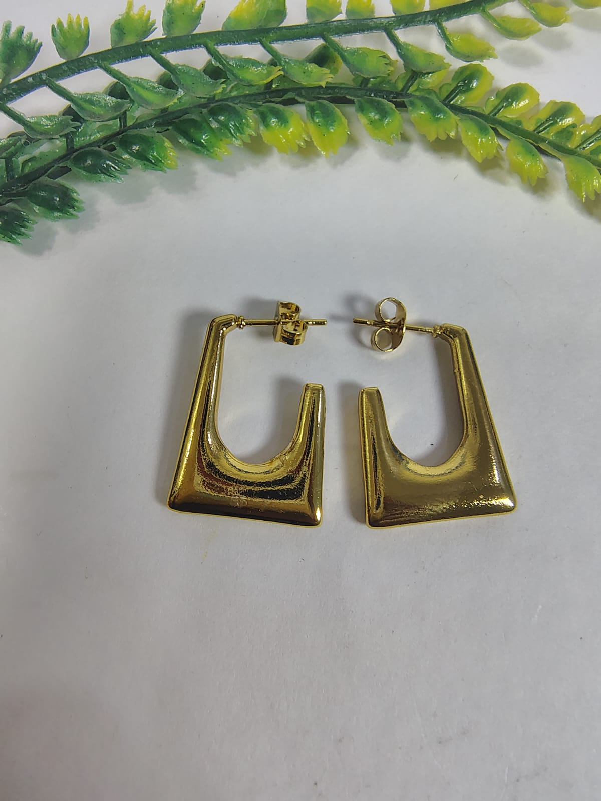 Gold-toned hoops