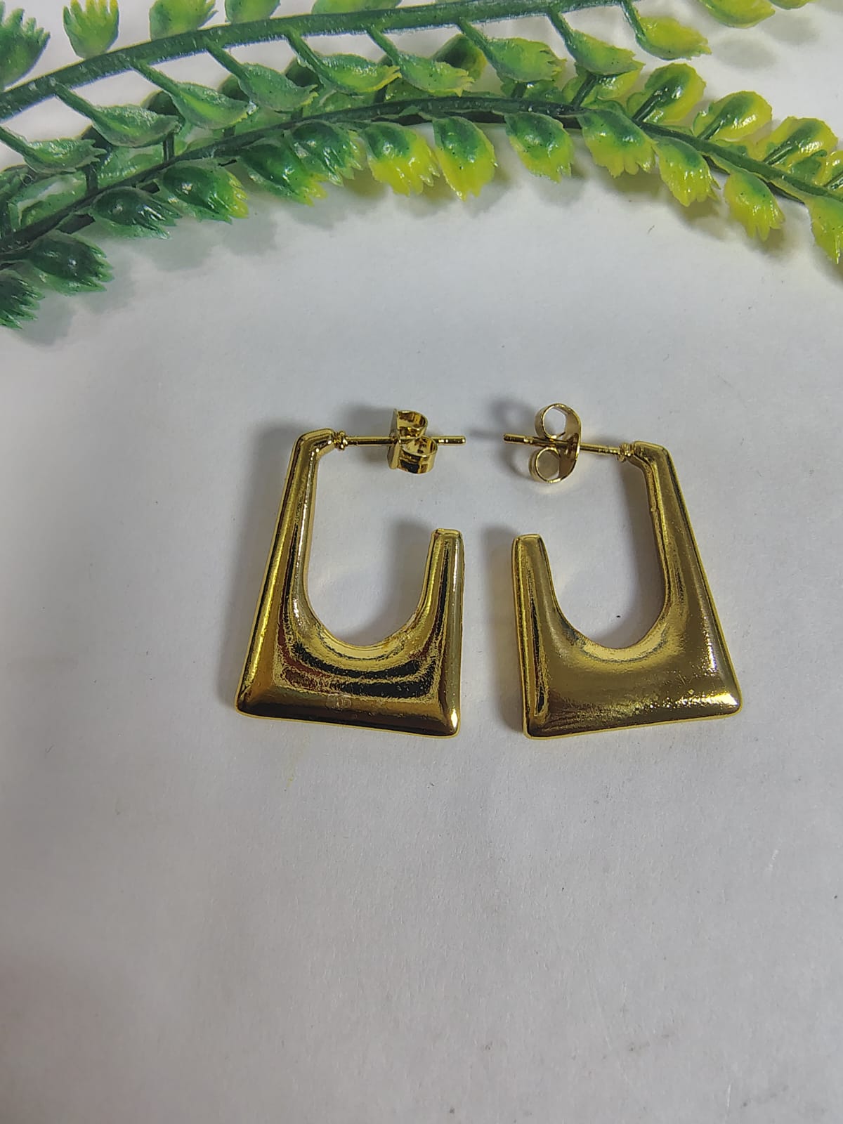 Gold-toned hoops