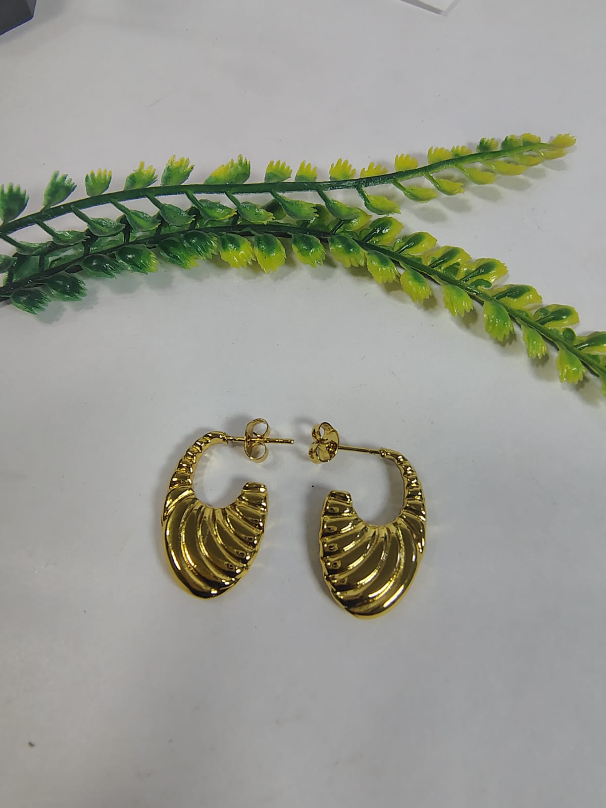 Gold-toned hoops