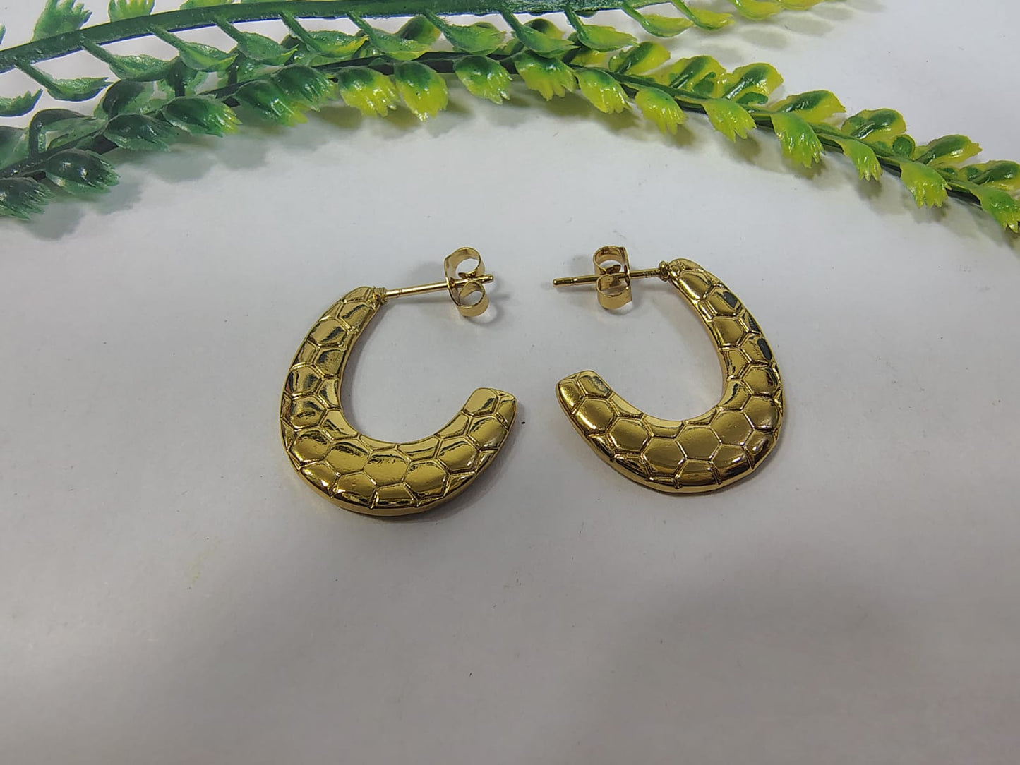 Gold-toned hoops
