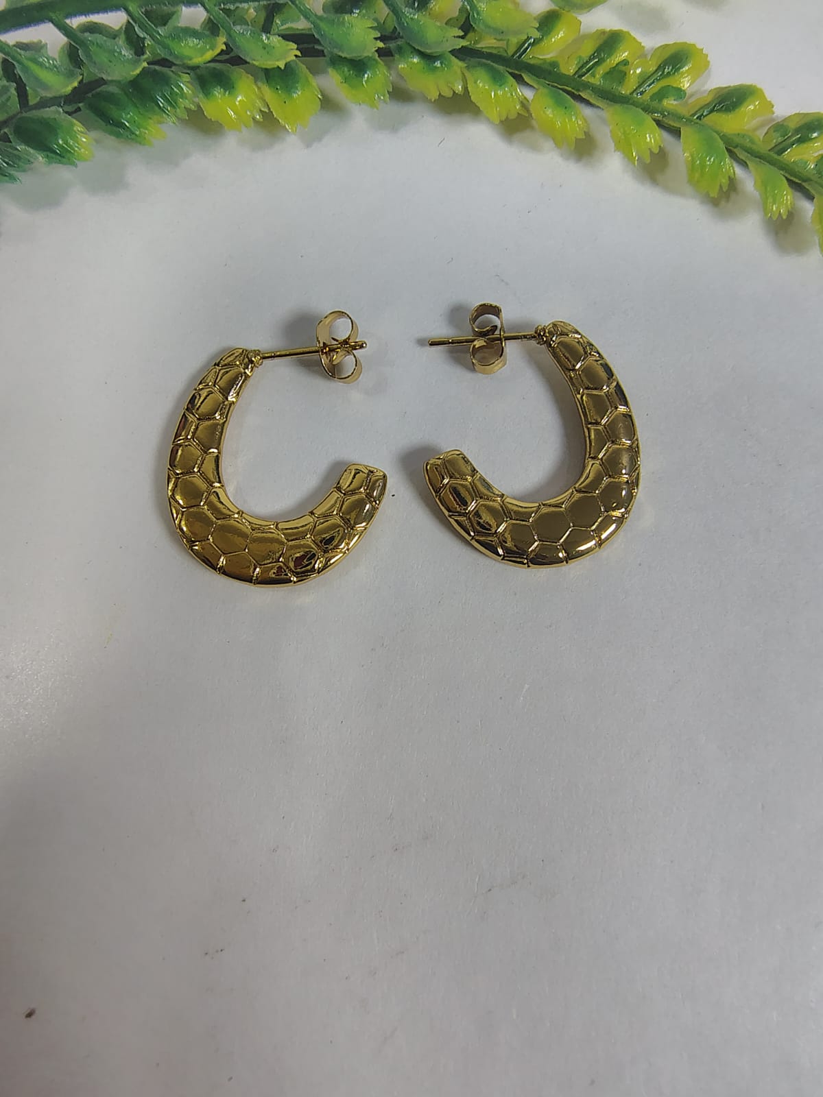 Gold-toned hoops