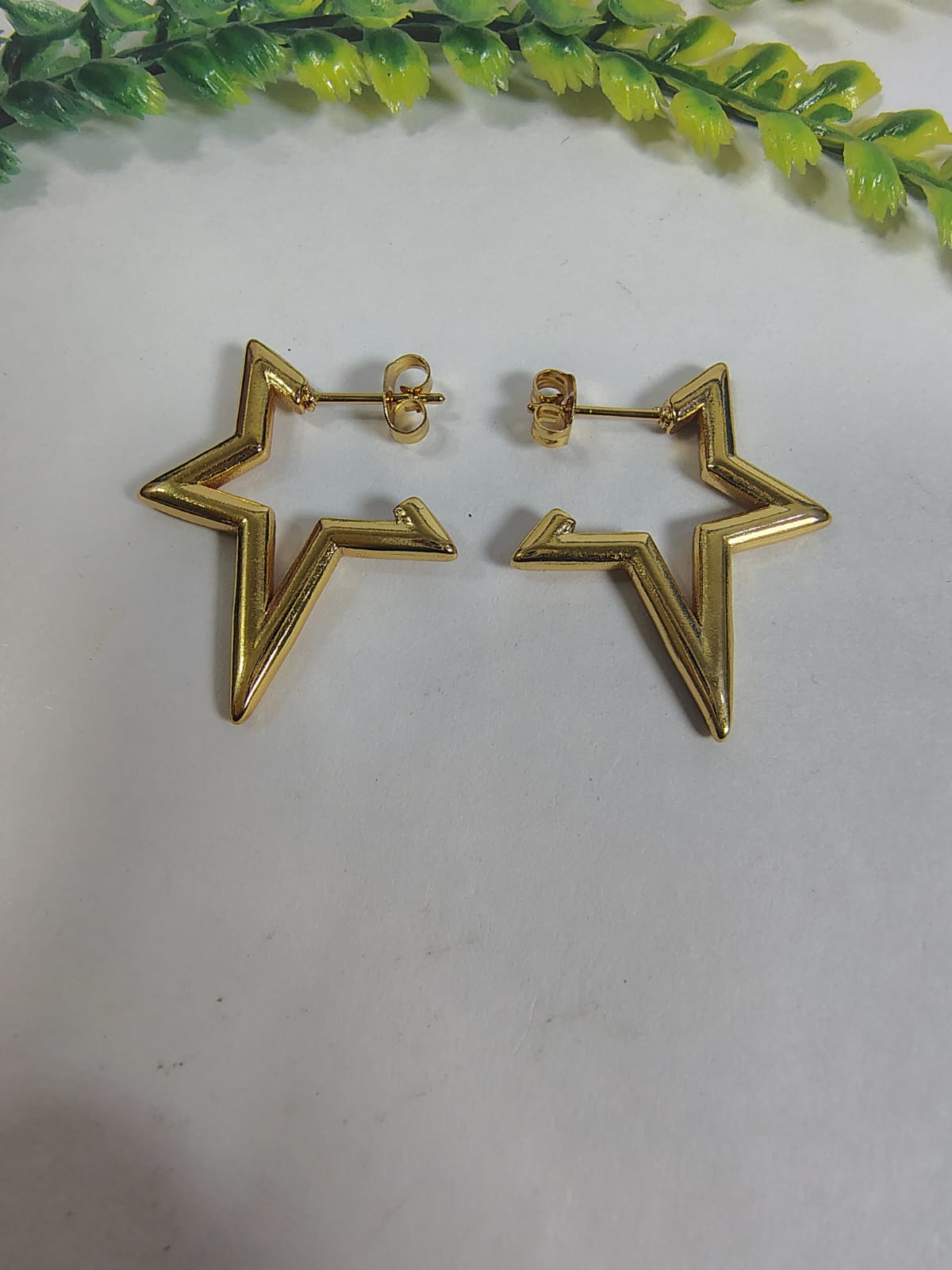 Gold-toned hoops