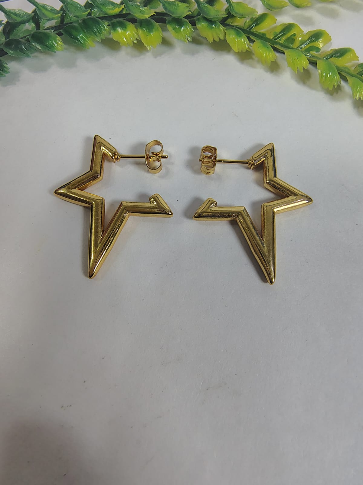 Gold-toned hoops