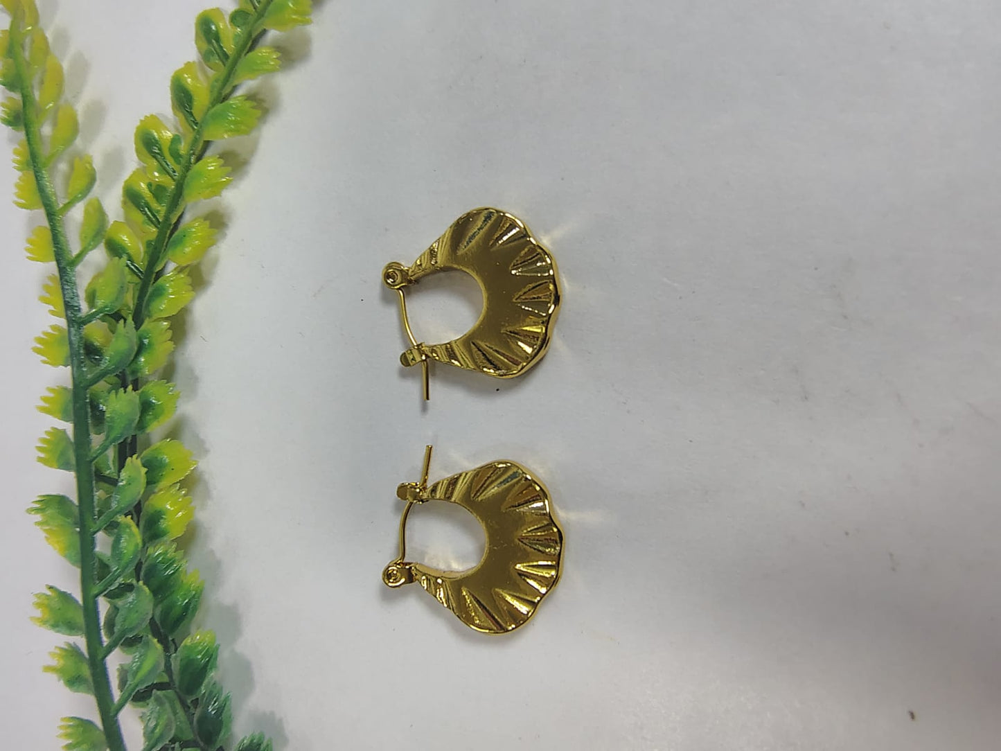 Gold-toned hoops