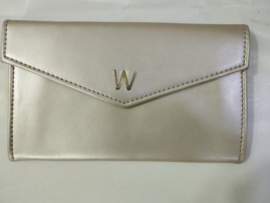 Elegant Wincham Fashion House small hand bag purse in metallic finish with envelope design